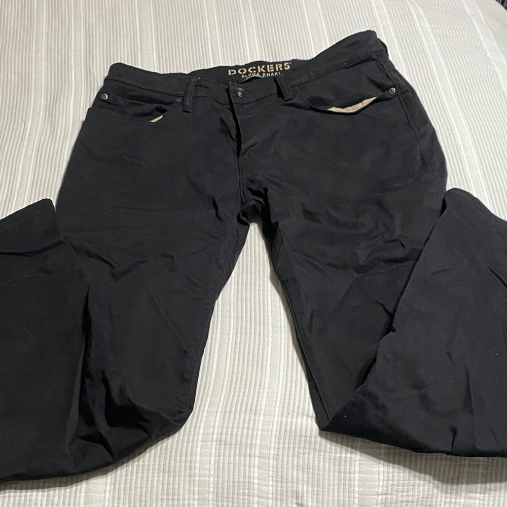 Dockers Classic Black Trousers